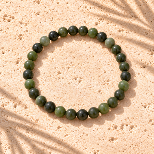 Bracelet en Jade Néphrite du Canada – vue de dessus