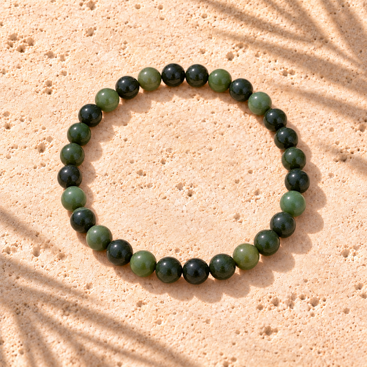 Bracelet en Jade Néphrite du Canada – vue de dessus